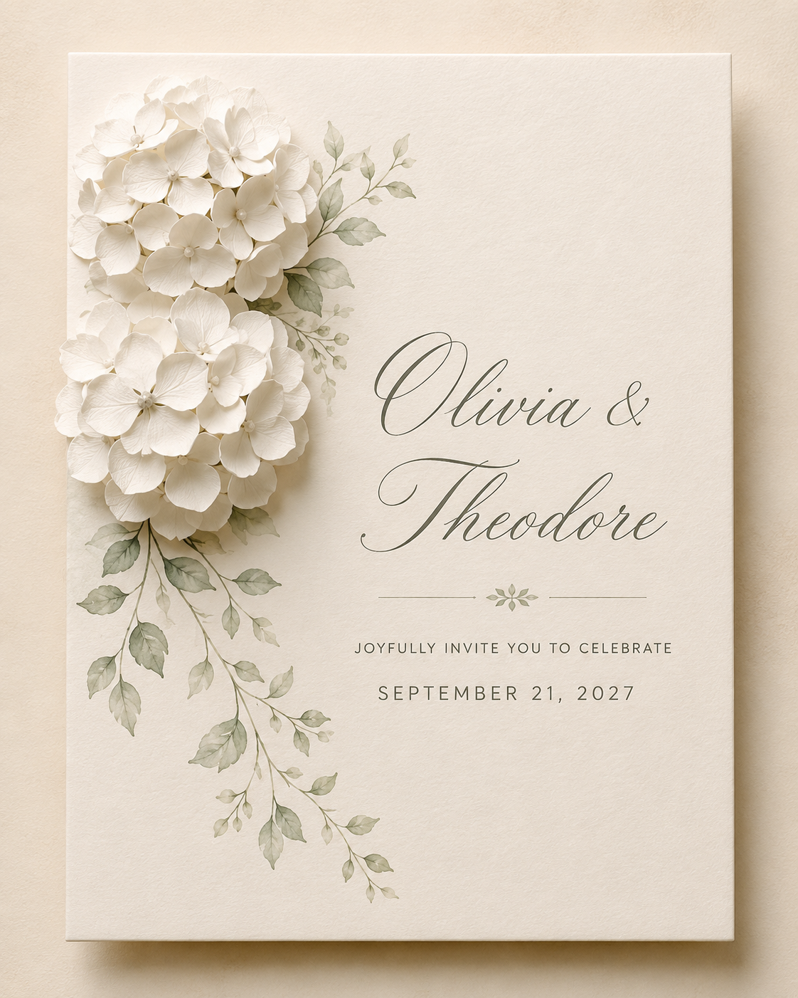 Elegant Wedding Invitation Cards