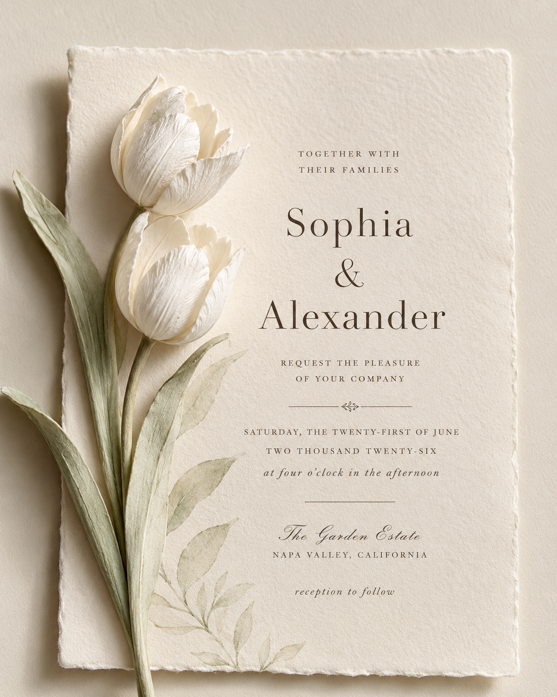 Elegant Wedding Invitation Cards