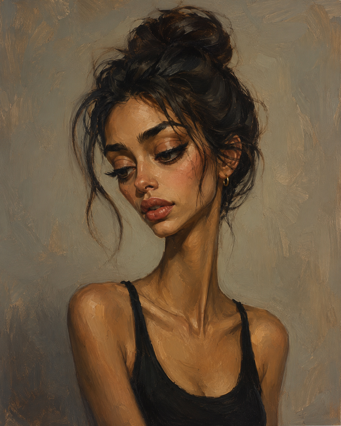 Expressive Painterly Caricature Art