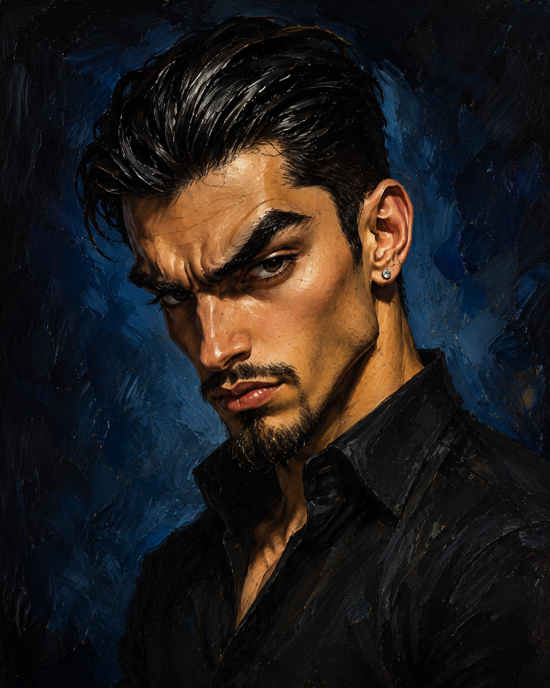 Expressive Painterly Caricature Art