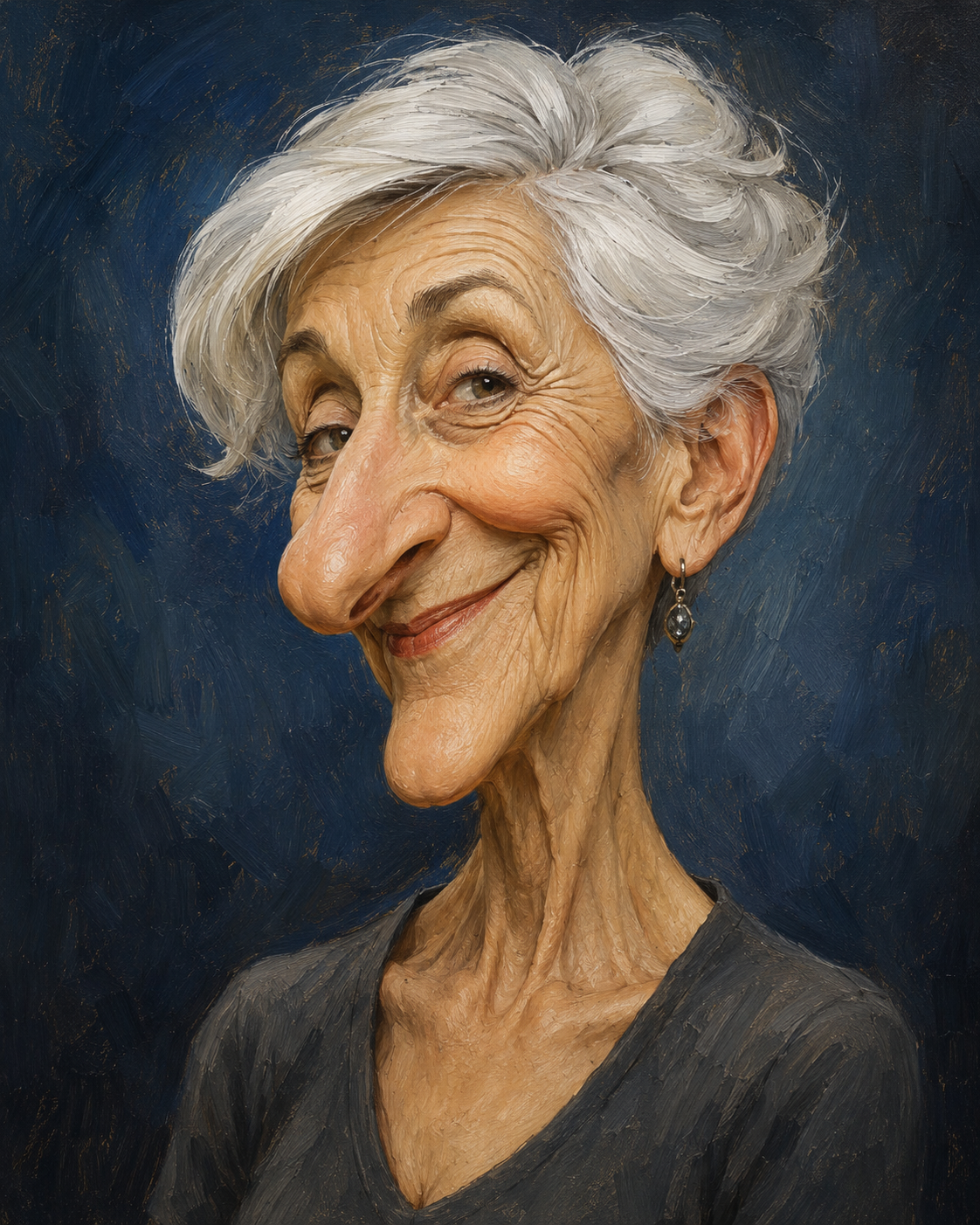 Expressive Painterly Caricature Art