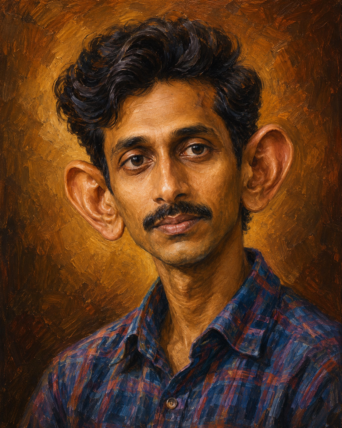 Expressive Painterly Caricature Art