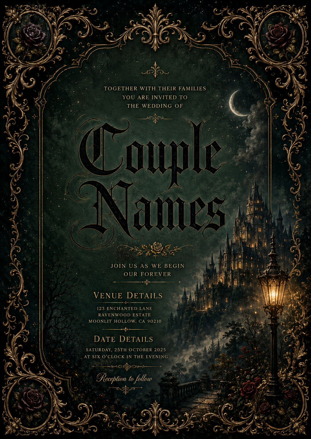 Fairytale Style Wedding Invitations
