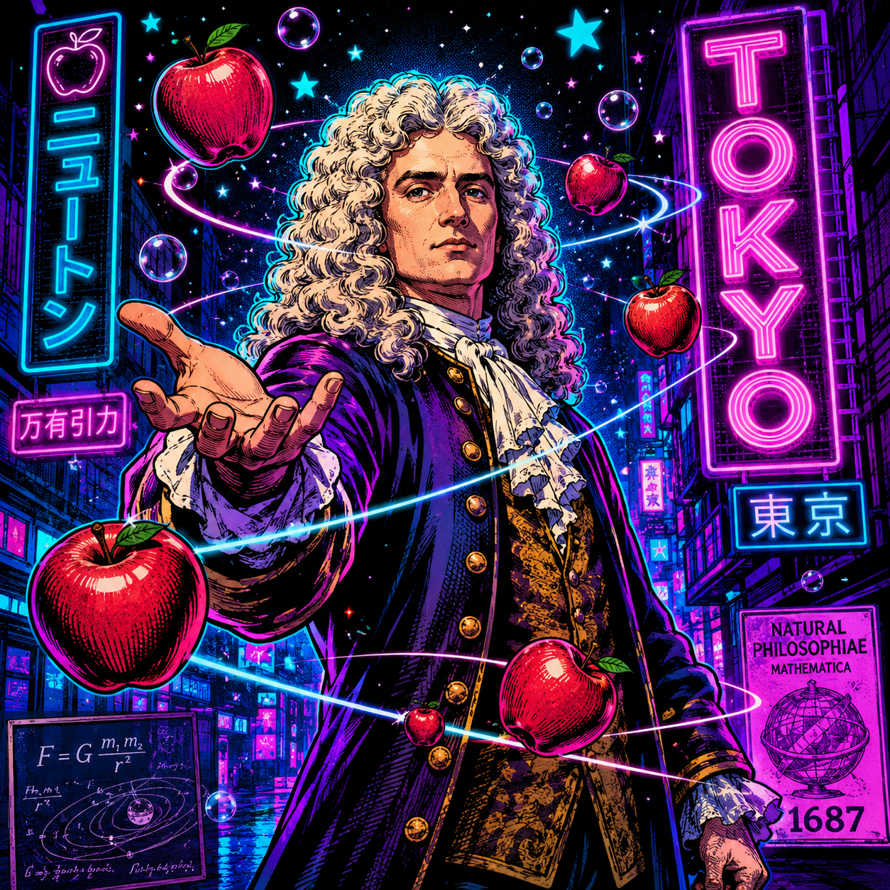 Famous Characters Comic Book Style