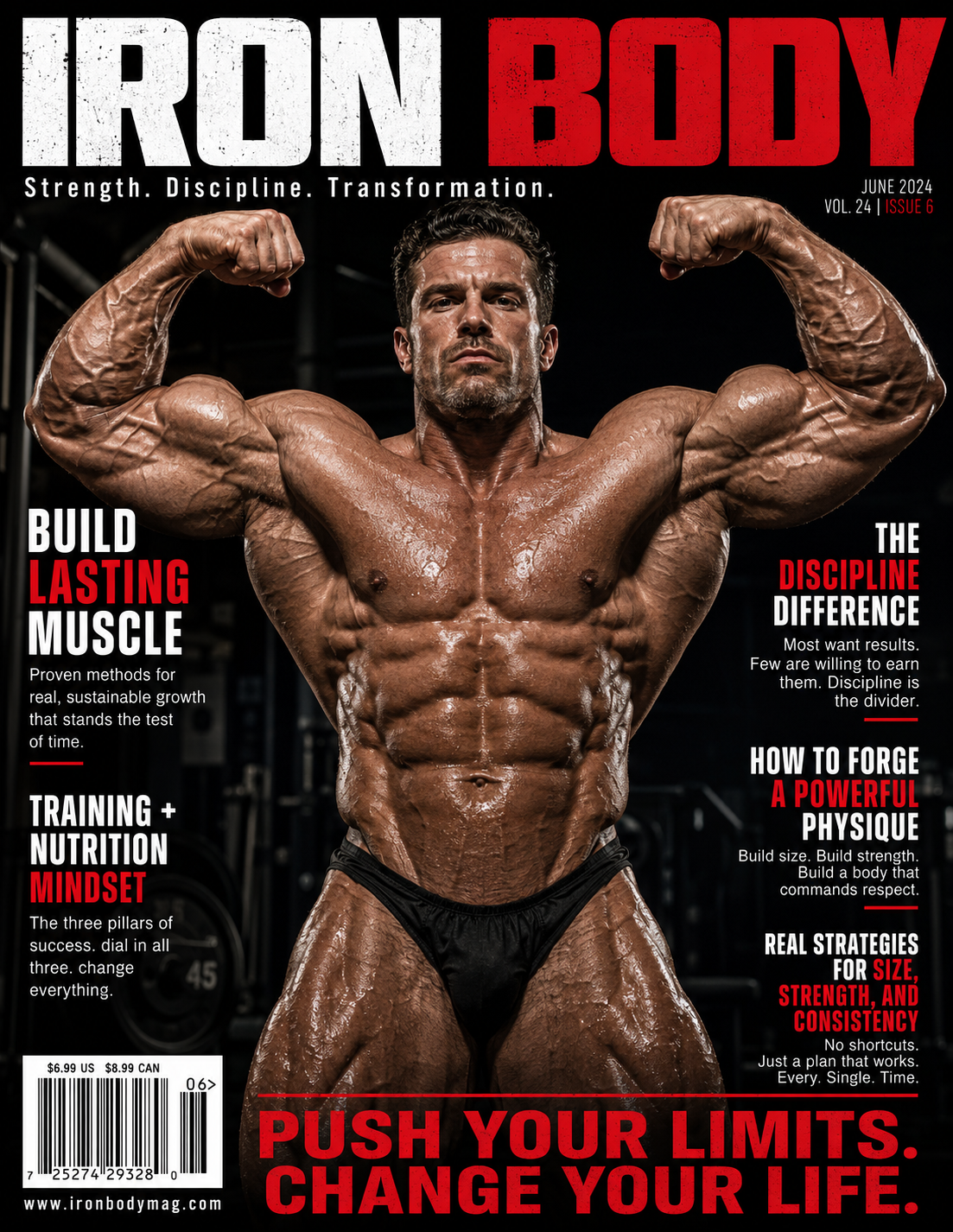 Fitness Magazine Cover Pros