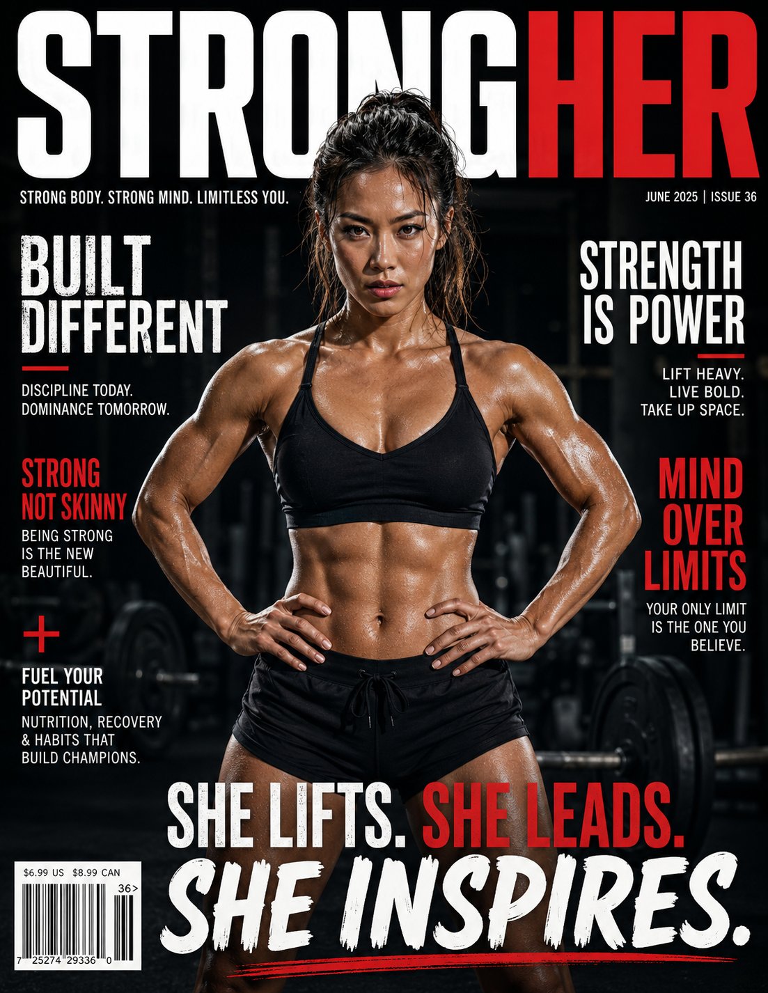 Fitness Magazine Cover Pros