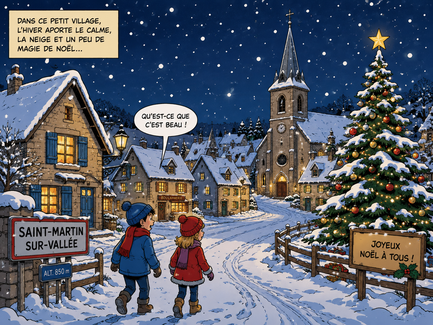 French Comic Book Style
