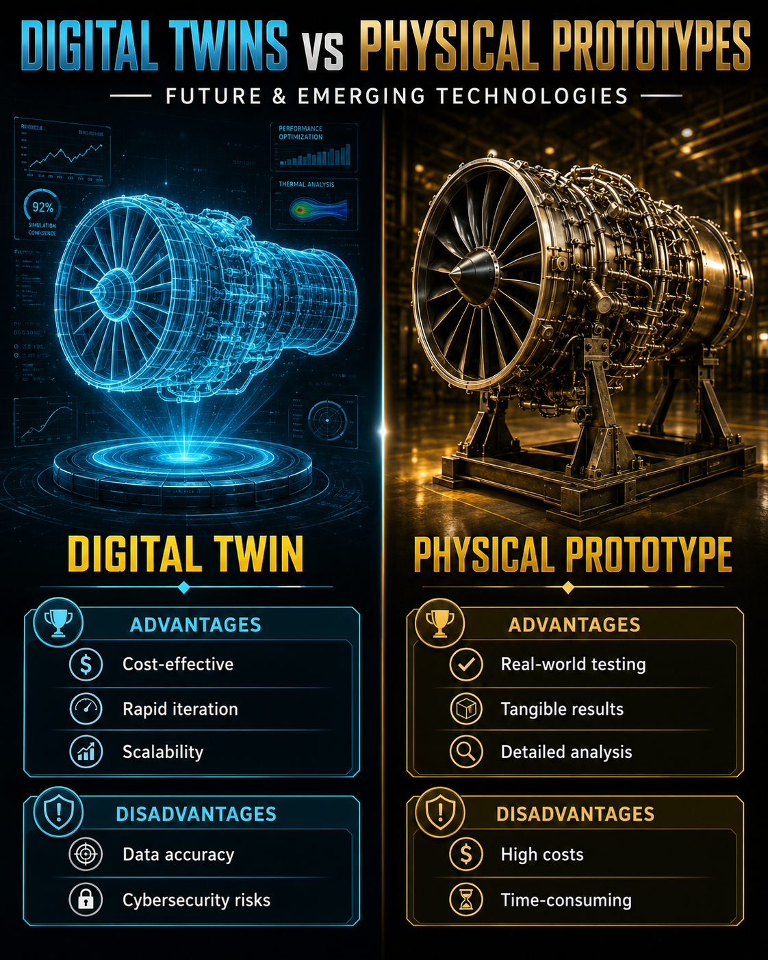 Future Tech Pros Cons Infographics