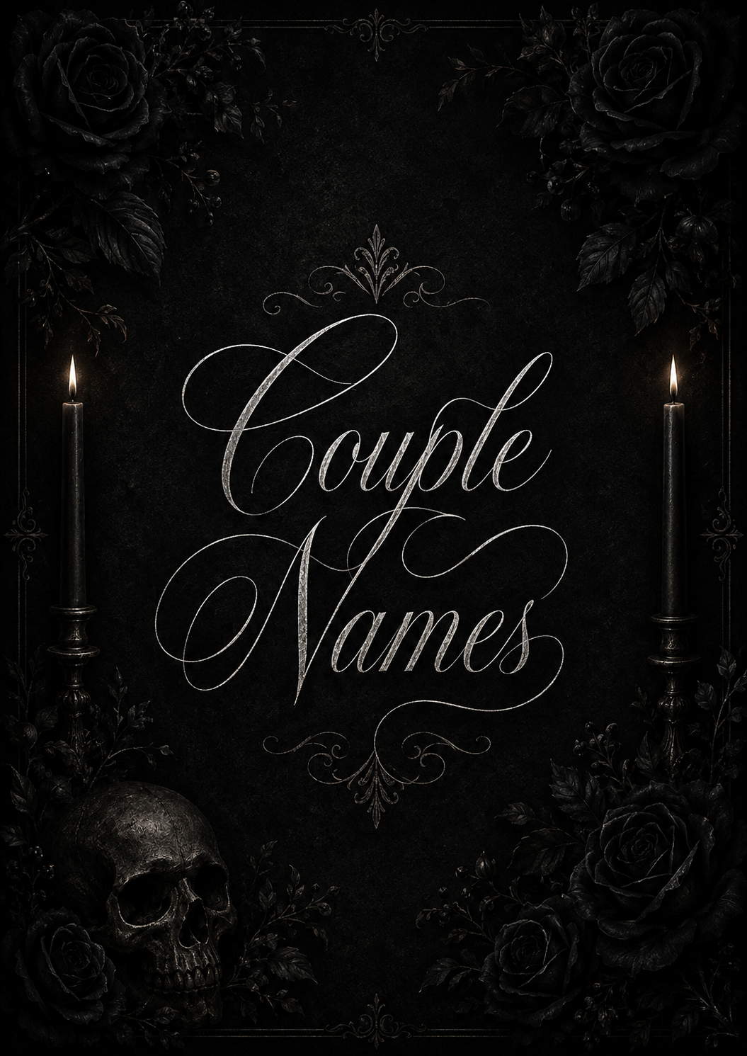 Gothic Elegant Wedding Invitations