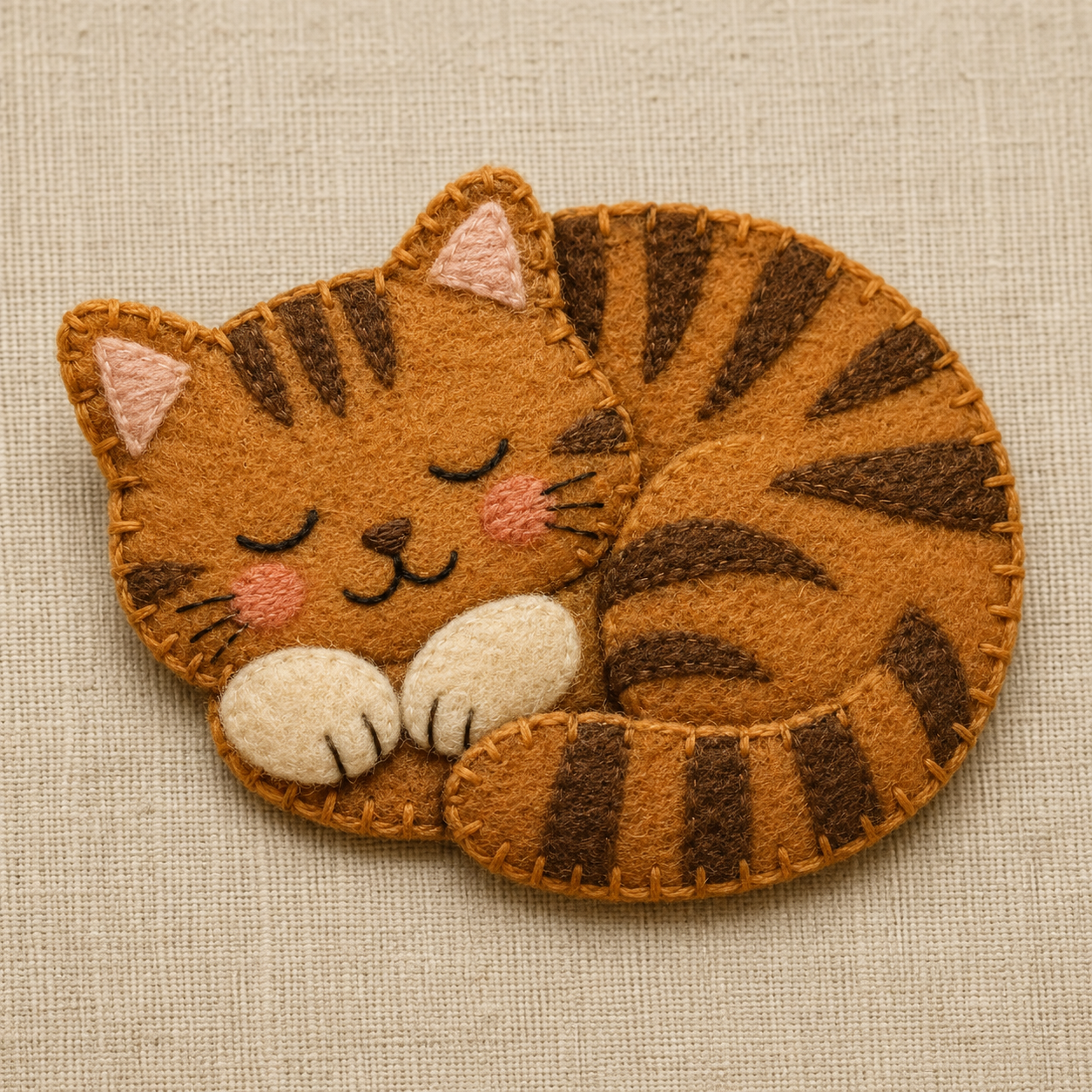 Handmade Textile Fabric Illustrations