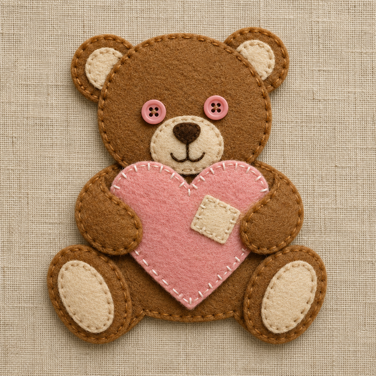 Handmade Textile Fabric Illustrations