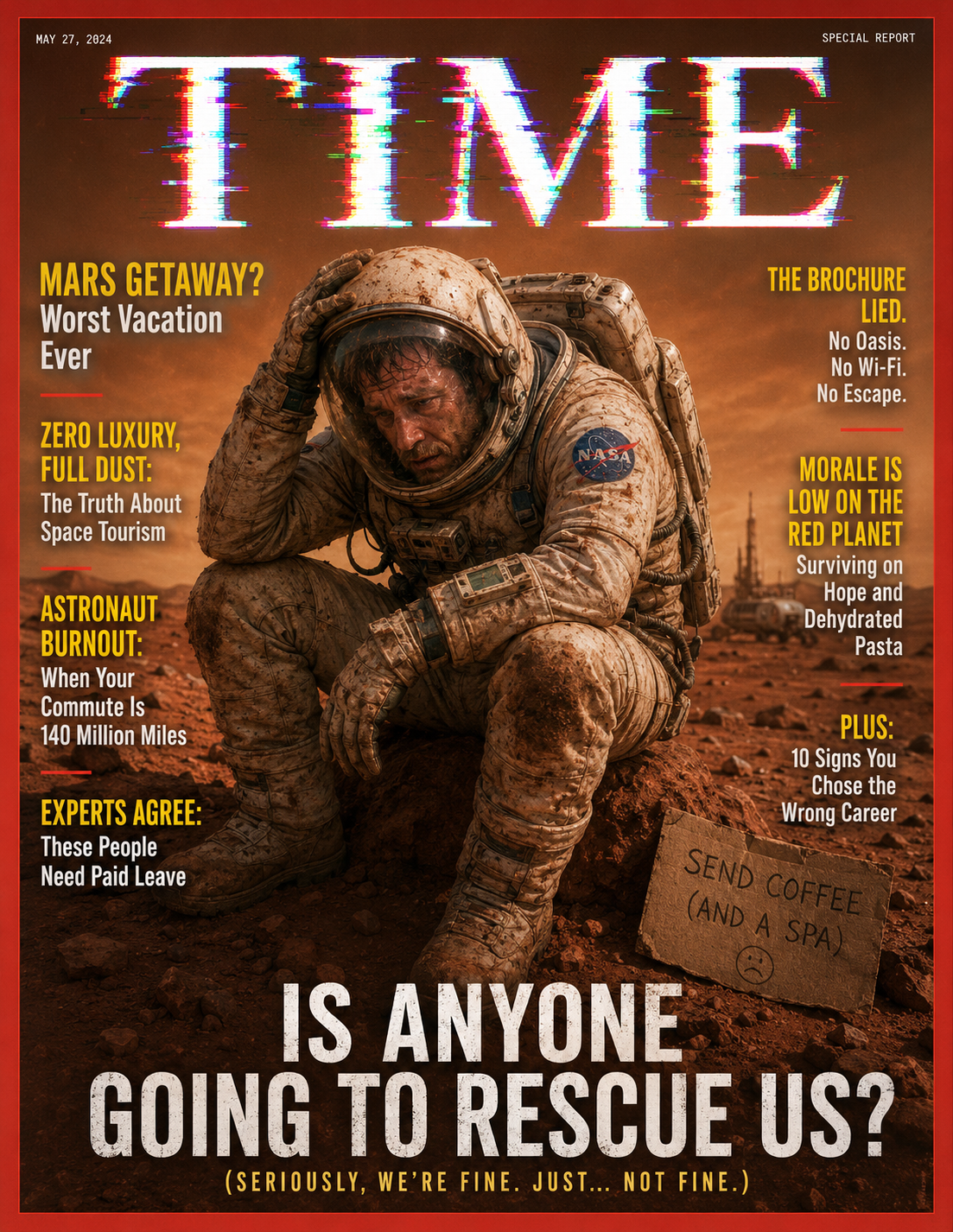 Humorous Modern Magazine Cover Designs