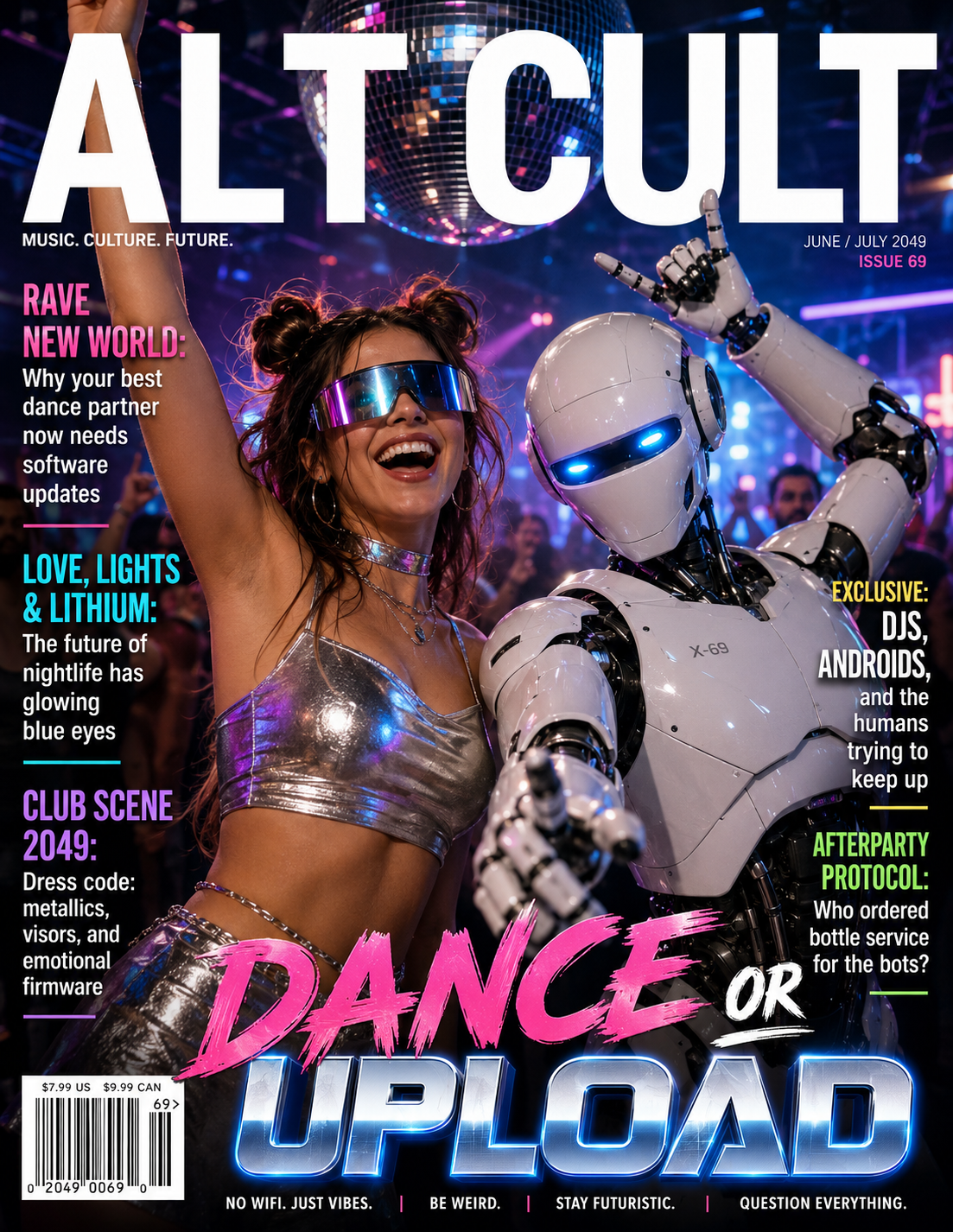 Humorous Modern Magazine Cover Designs