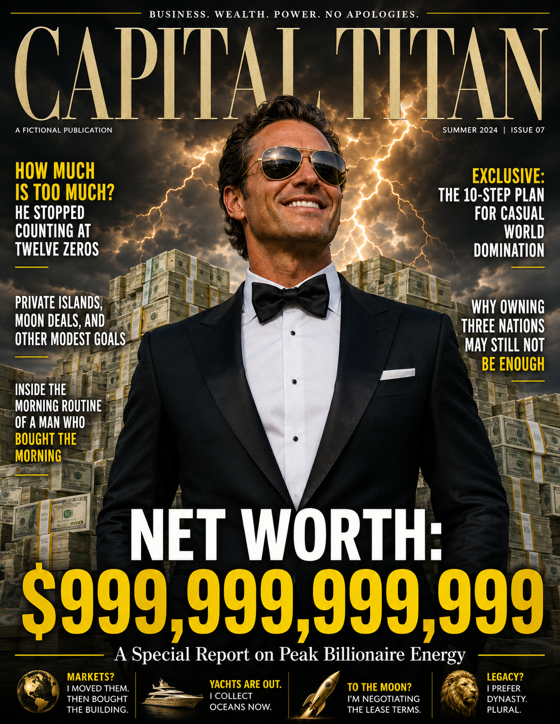 Humorous Modern Magazine Cover Designs