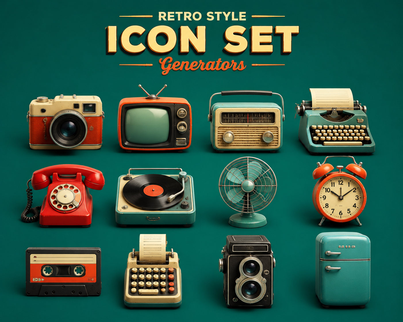 icon-set-generators-retro-style-2