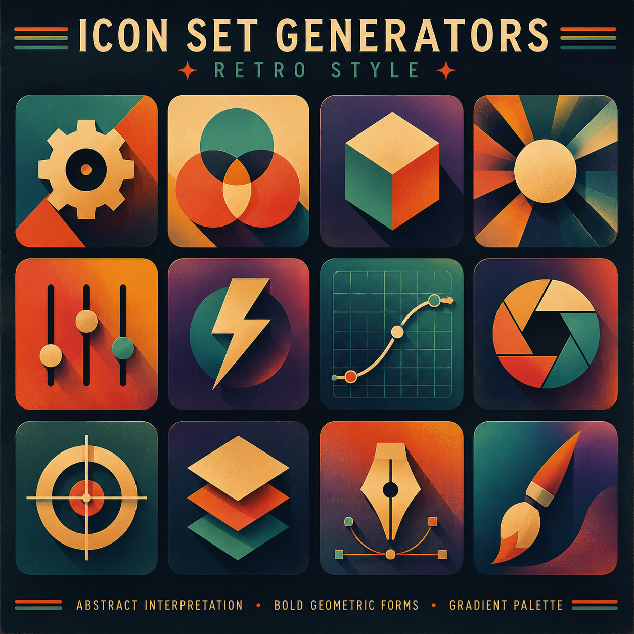 icon-set-generators-retro-style-7