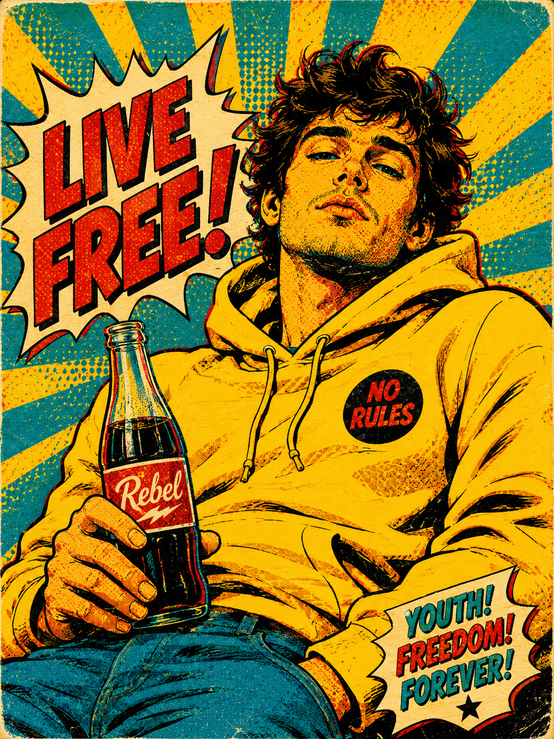 Images To Cmyk Retro Comic Book Style