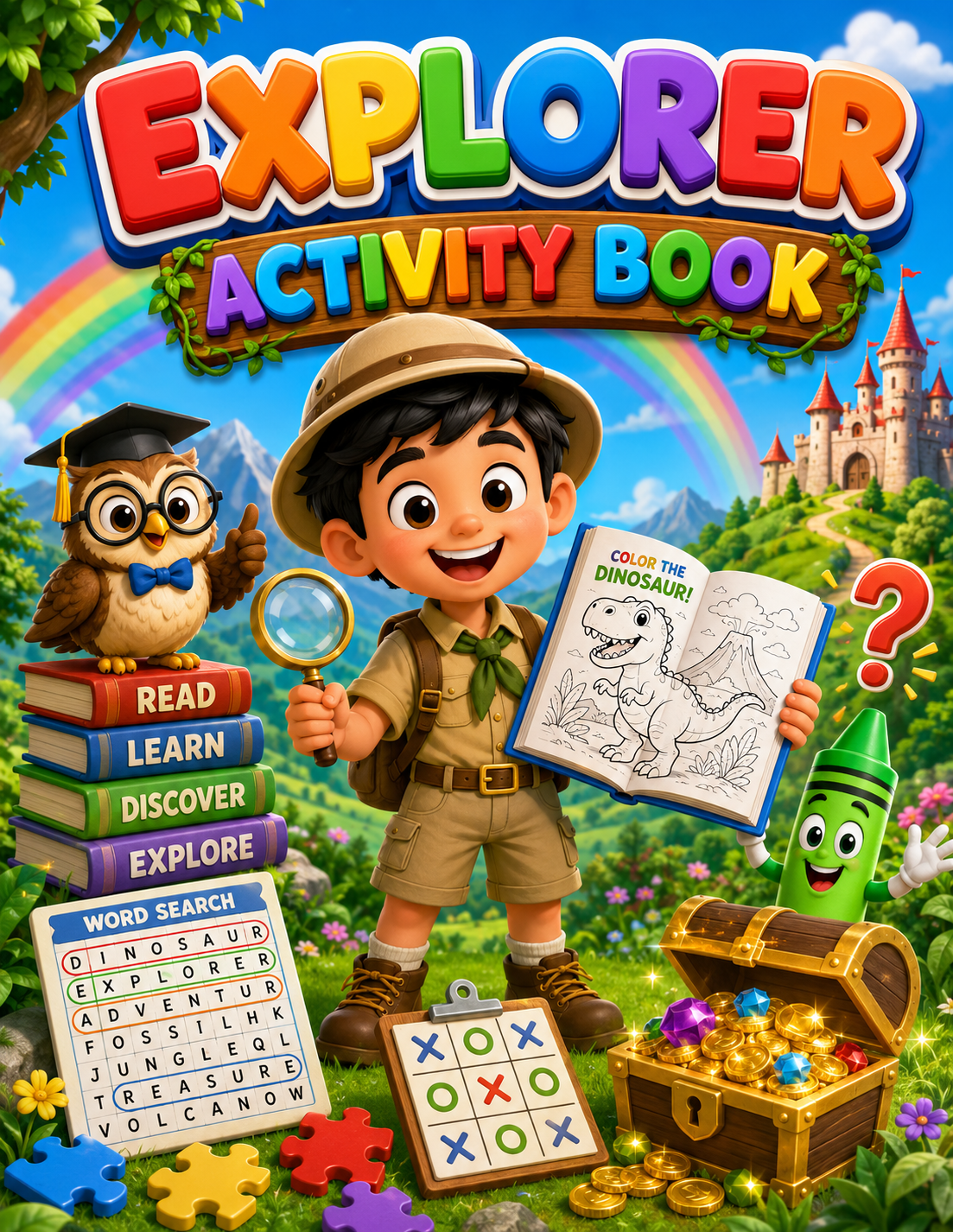 Kids Activity Book Cover Creators