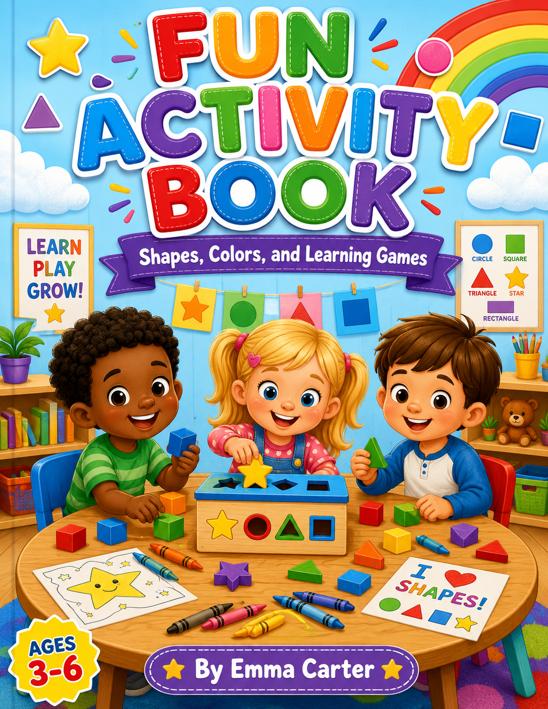 Kids Activity Book Cover Creators
