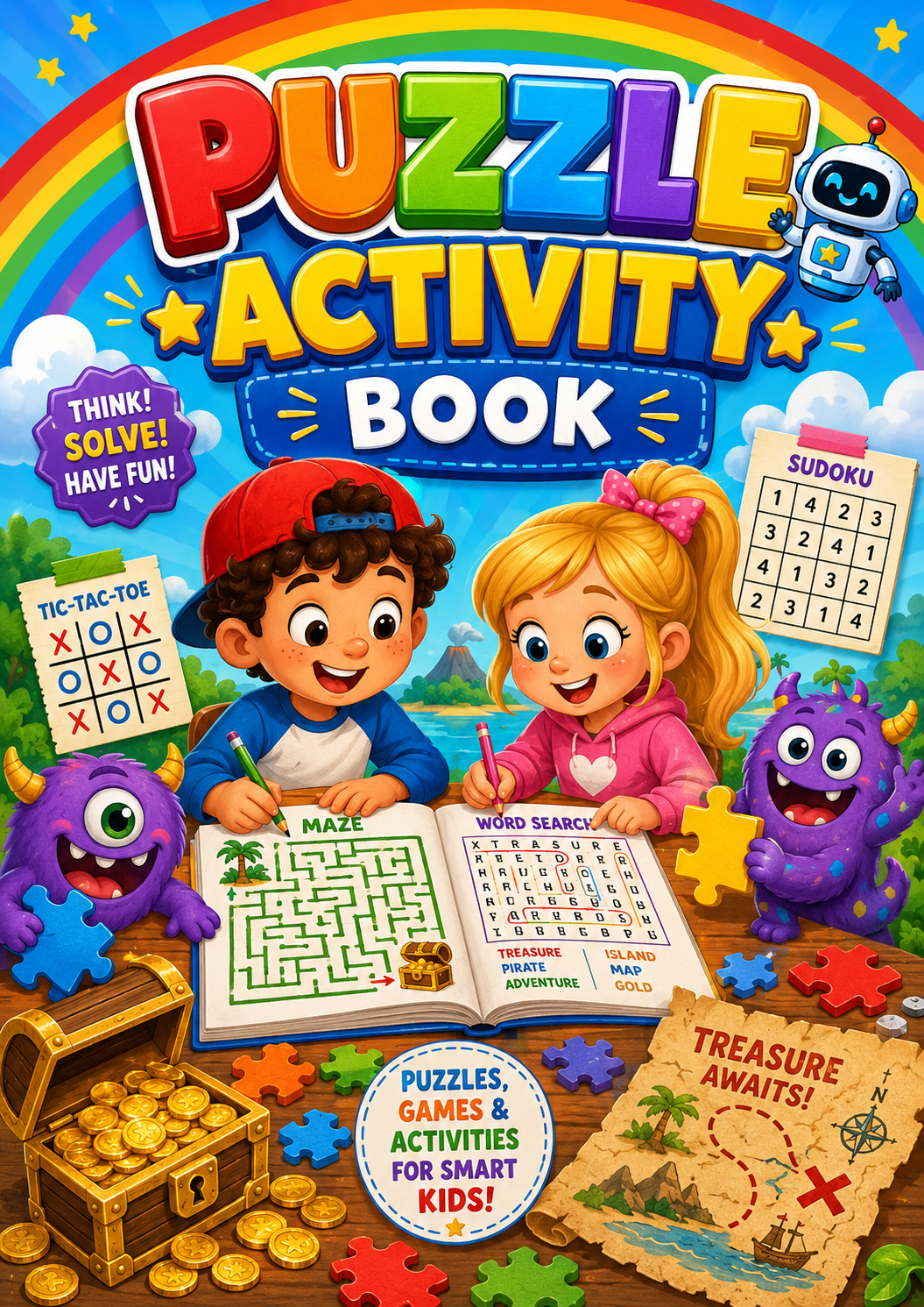 Kids Activity Book Cover Creators