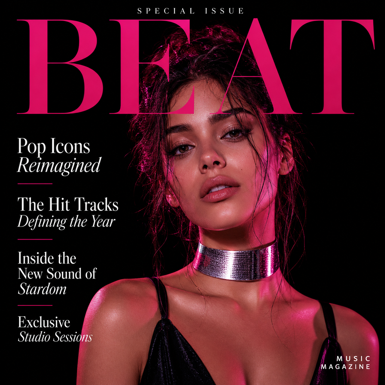 Luxury Magazine Cover Editorials