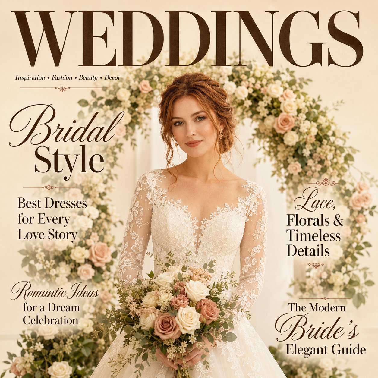 Luxury Magazine Cover Editorials