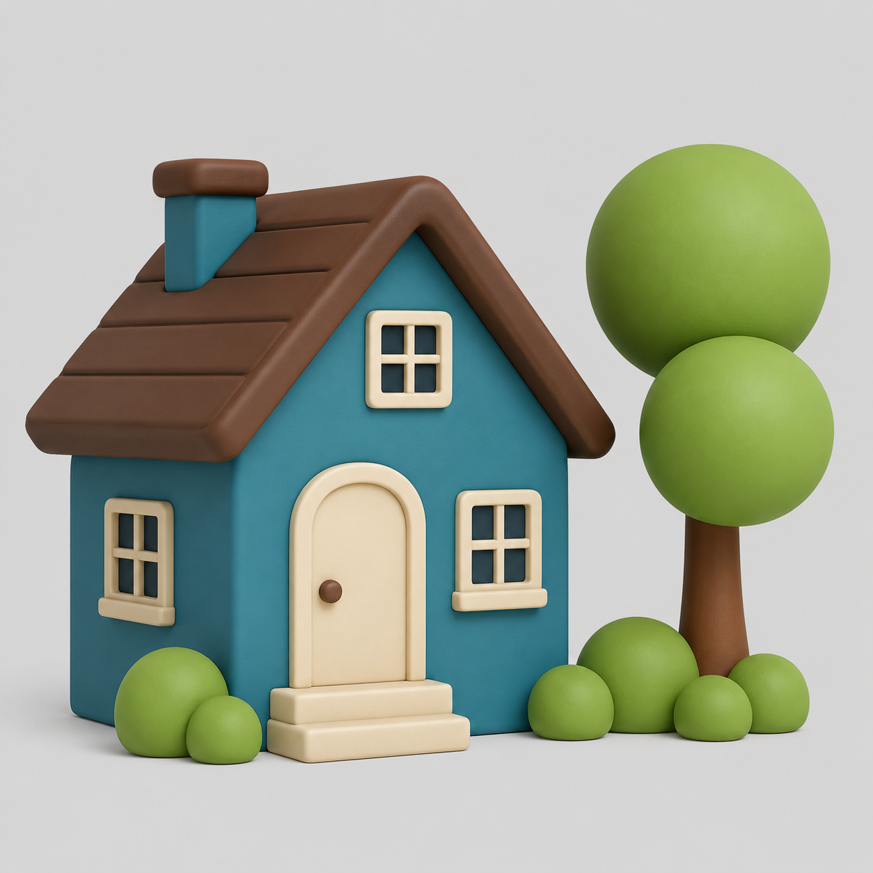 Minimalist 3D Houses