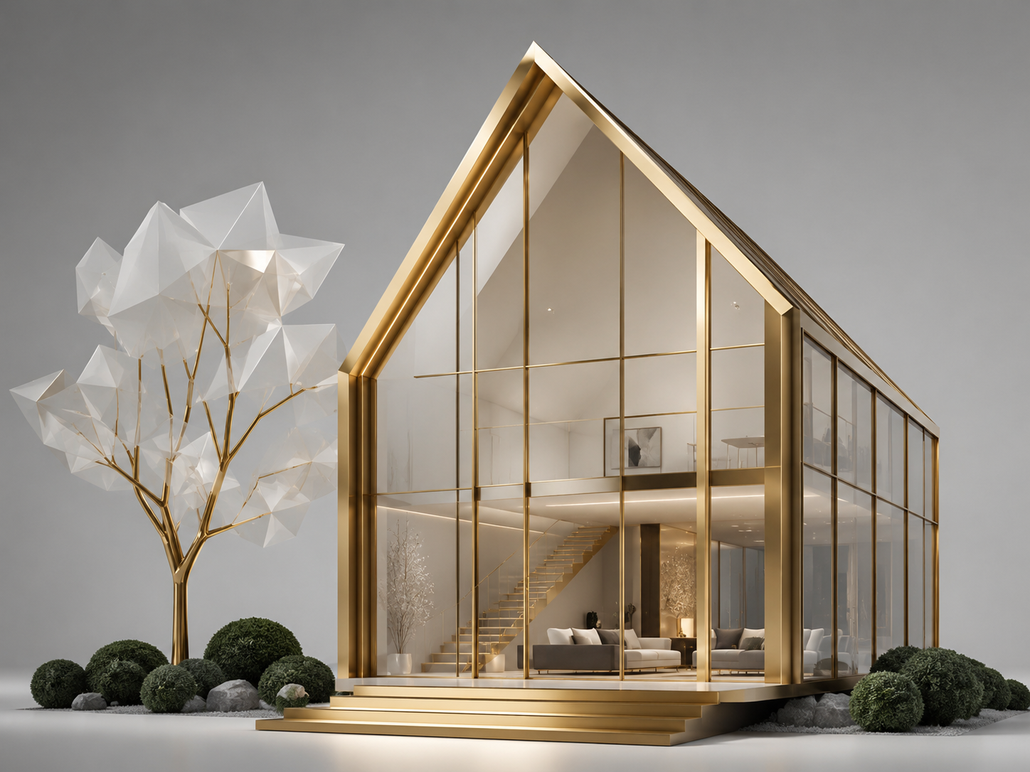 Minimalist 3D Houses