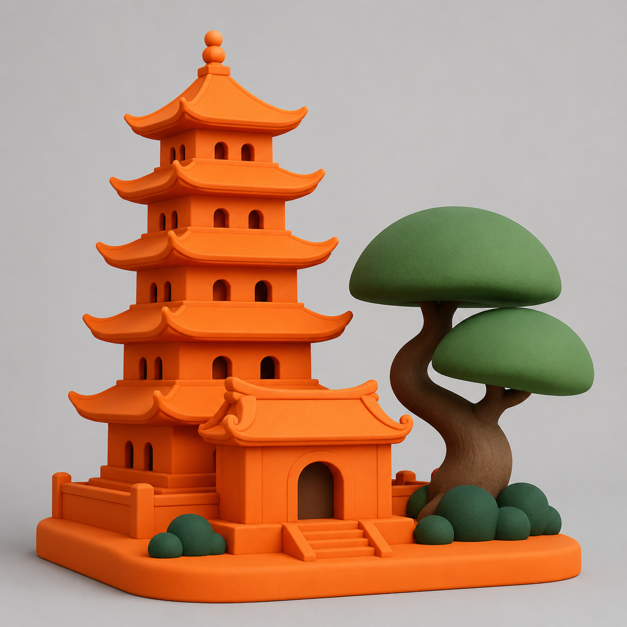 Minimalist 3D Houses