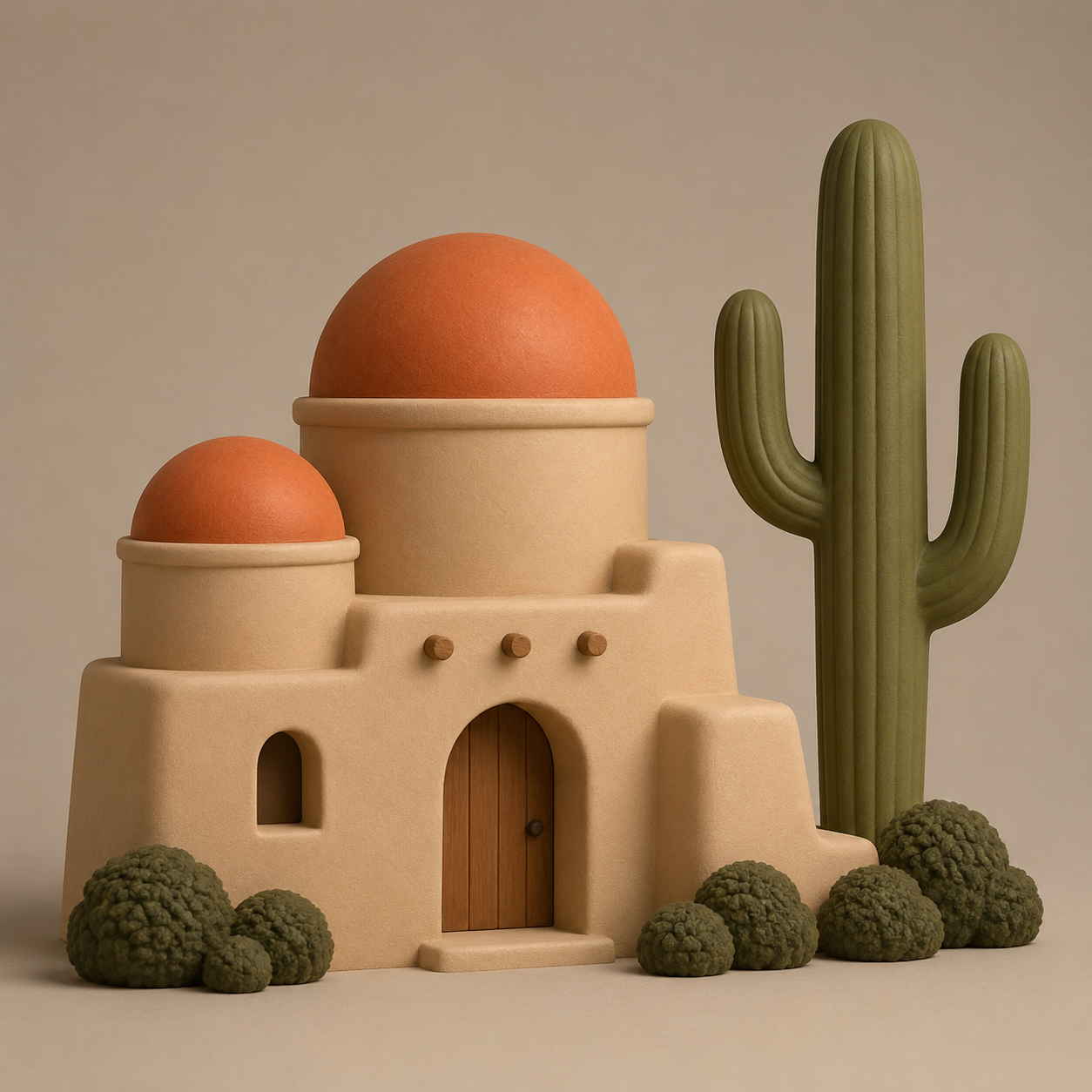 Minimalist 3D Houses