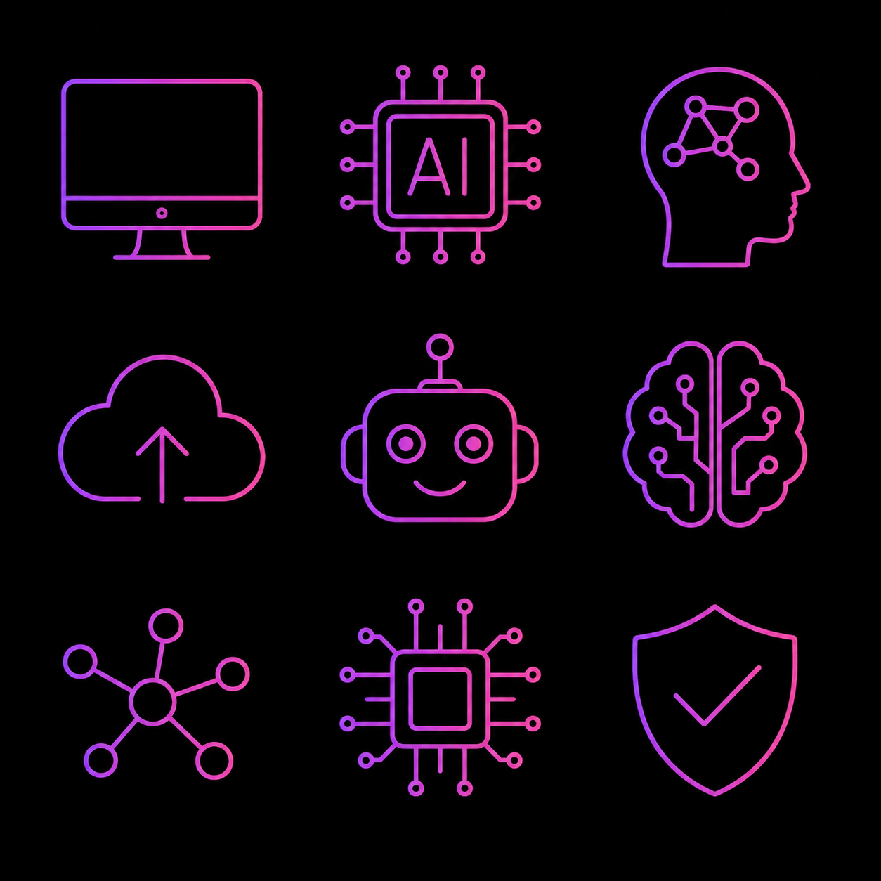 Minimalist Flat Icon Set Generators