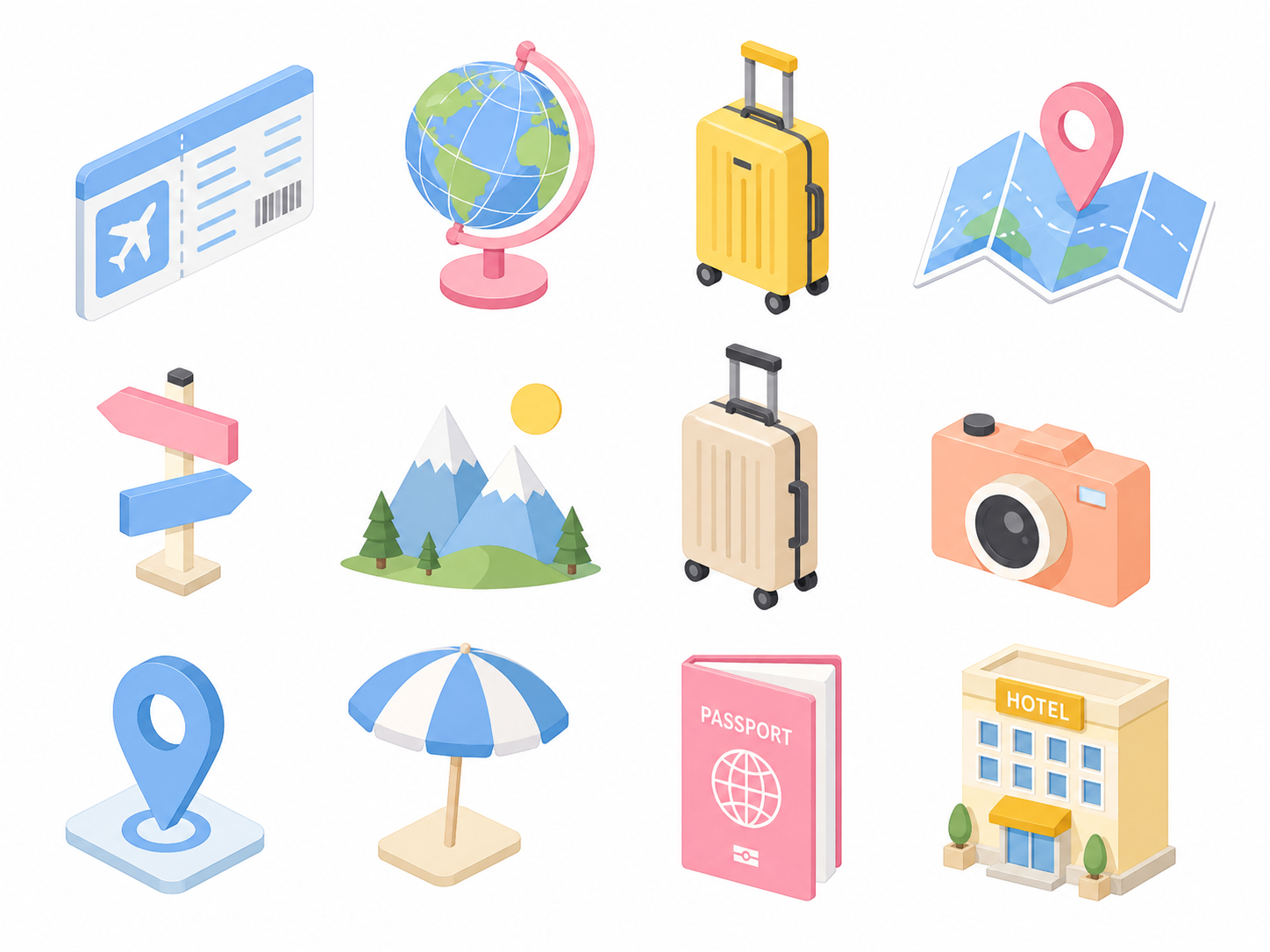 Minimalist Flat Icon Set Generators
