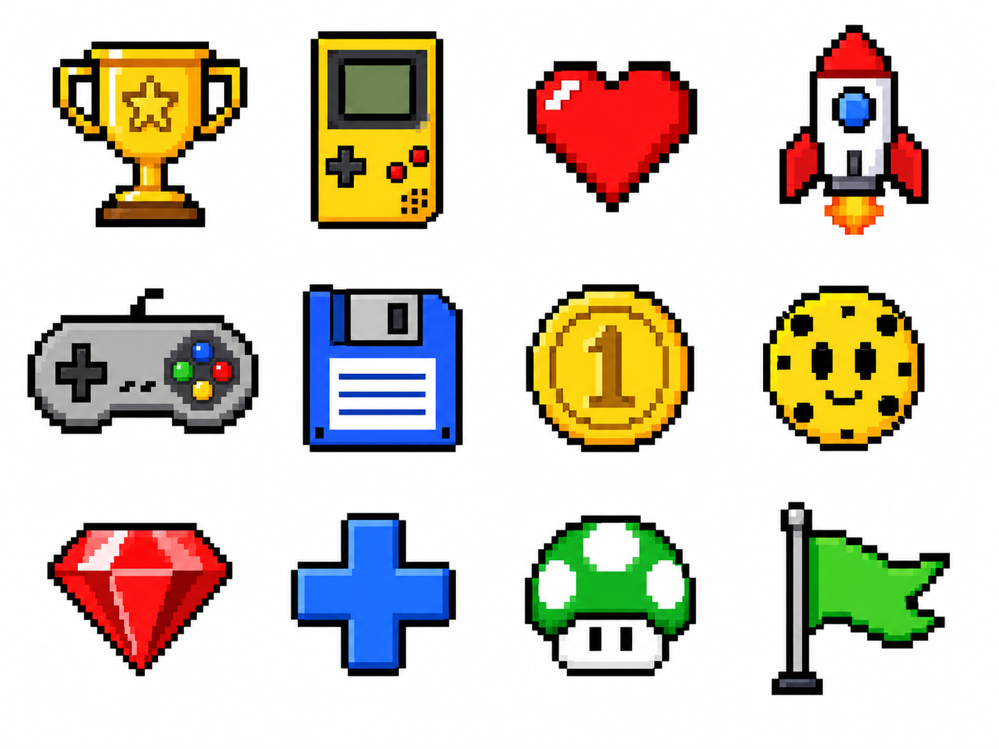 Minimalist Flat Icon Set Generators