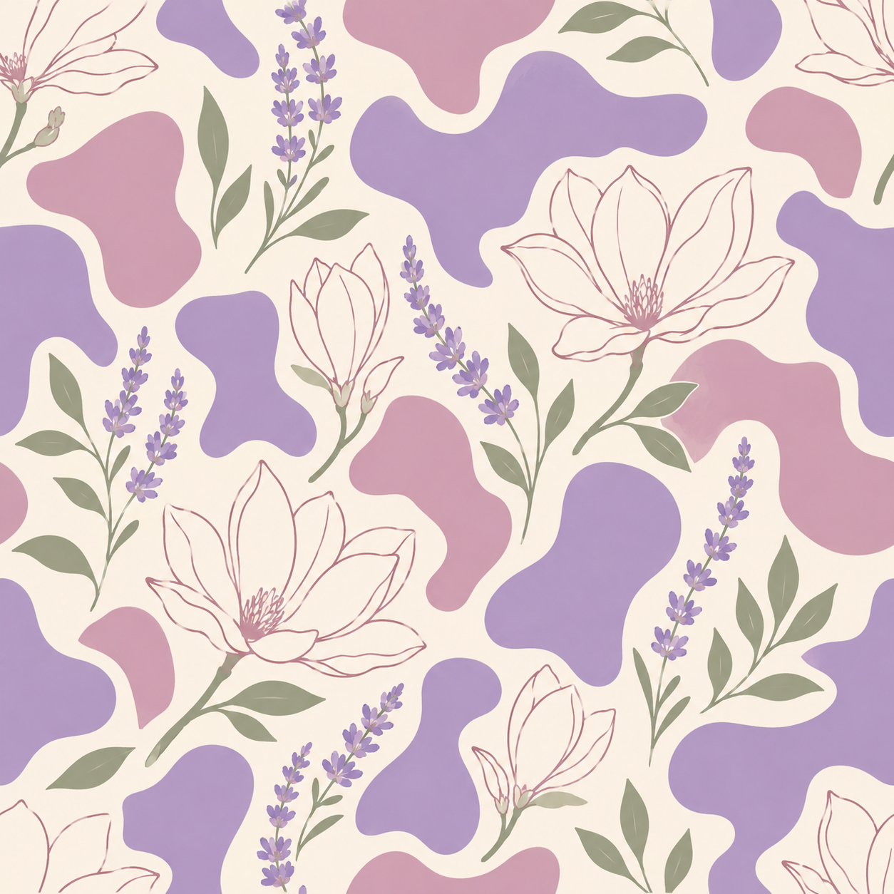 Modern Spring Botanicals Patterns