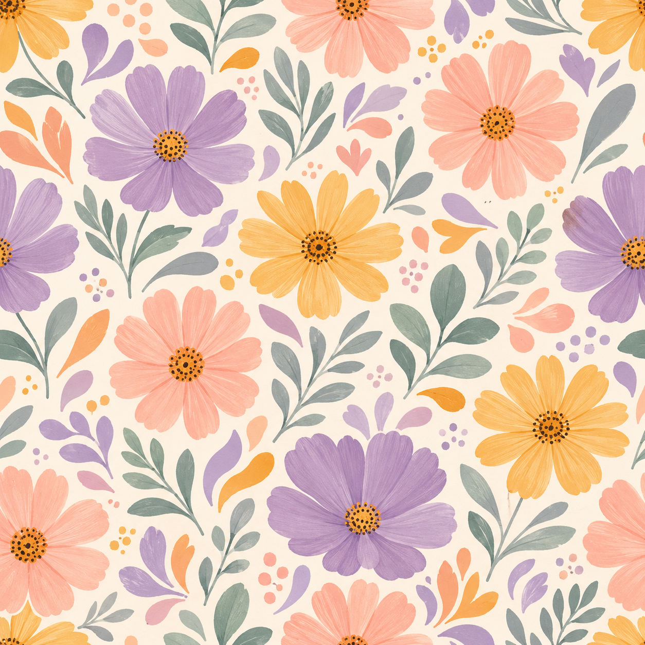 Modern Spring Botanicals Patterns