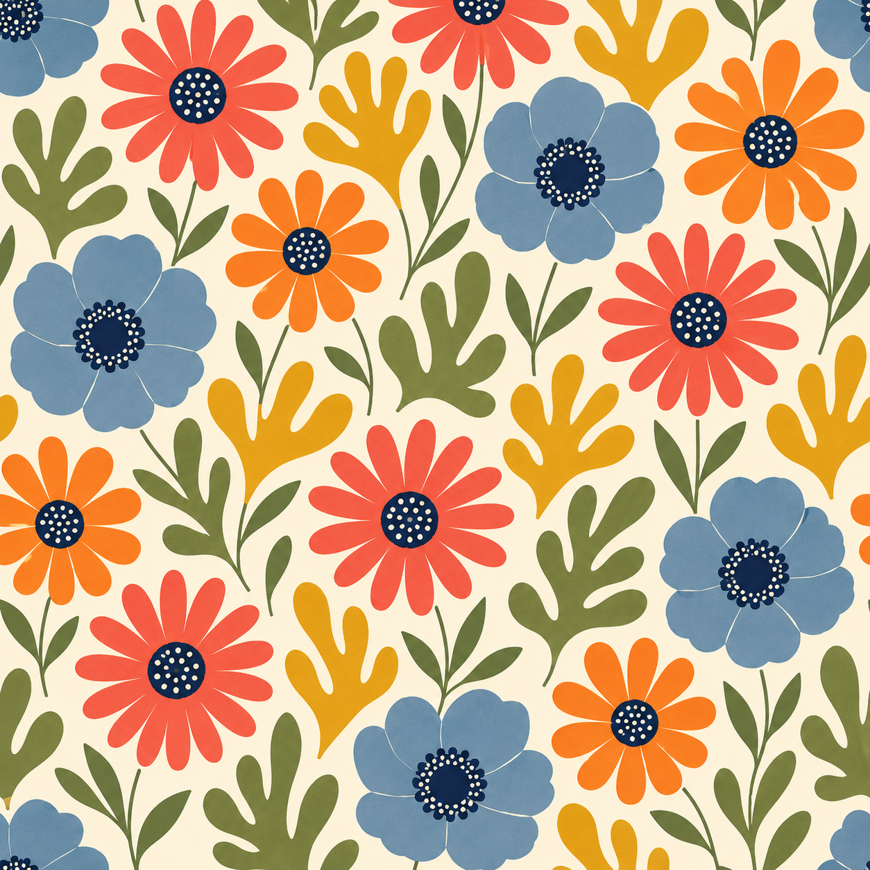 Modern Spring Botanicals Patterns