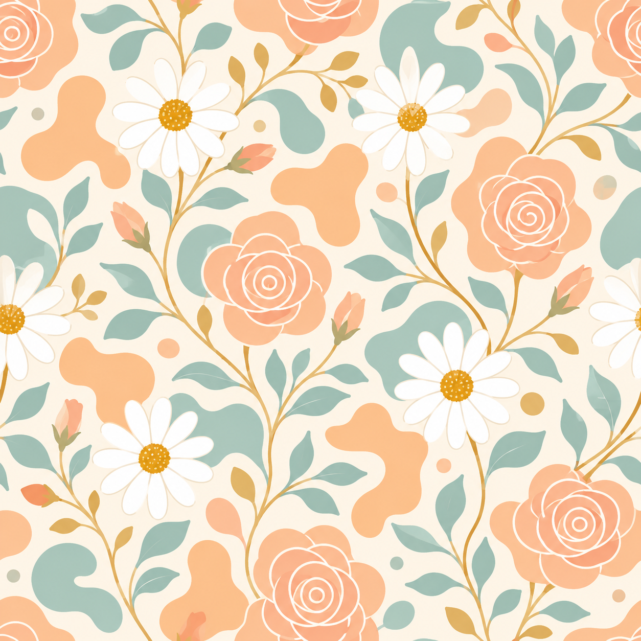 Modern Spring Botanicals Patterns