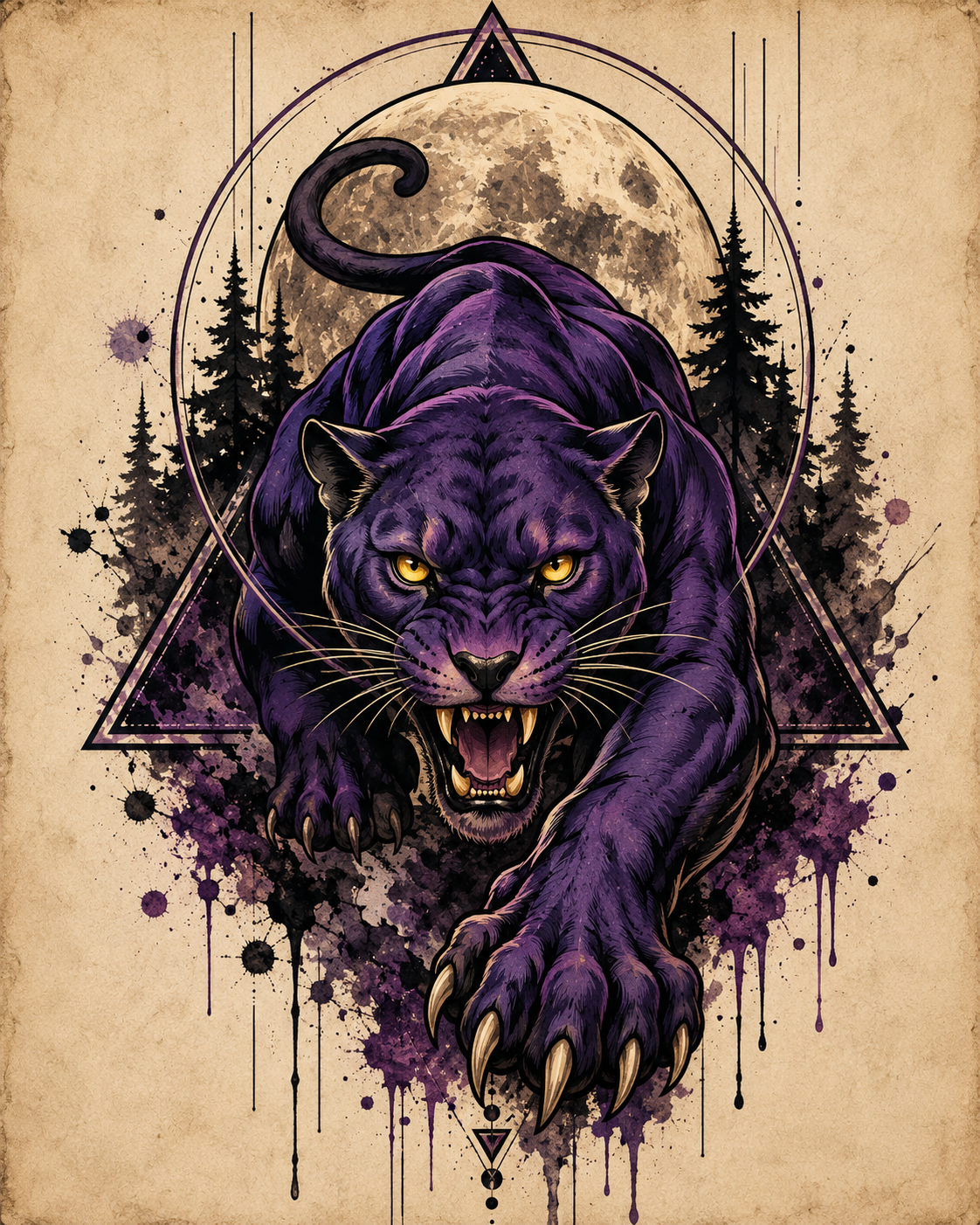 Neo Traditional Animal Tattoos