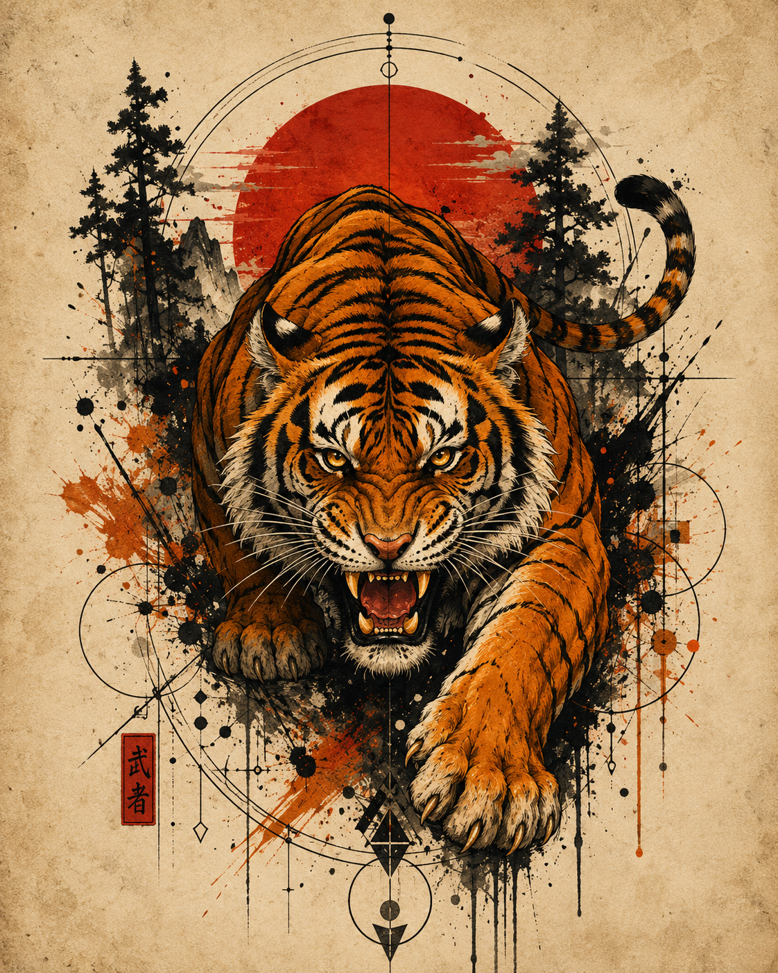 Neo Traditional Animal Tattoos