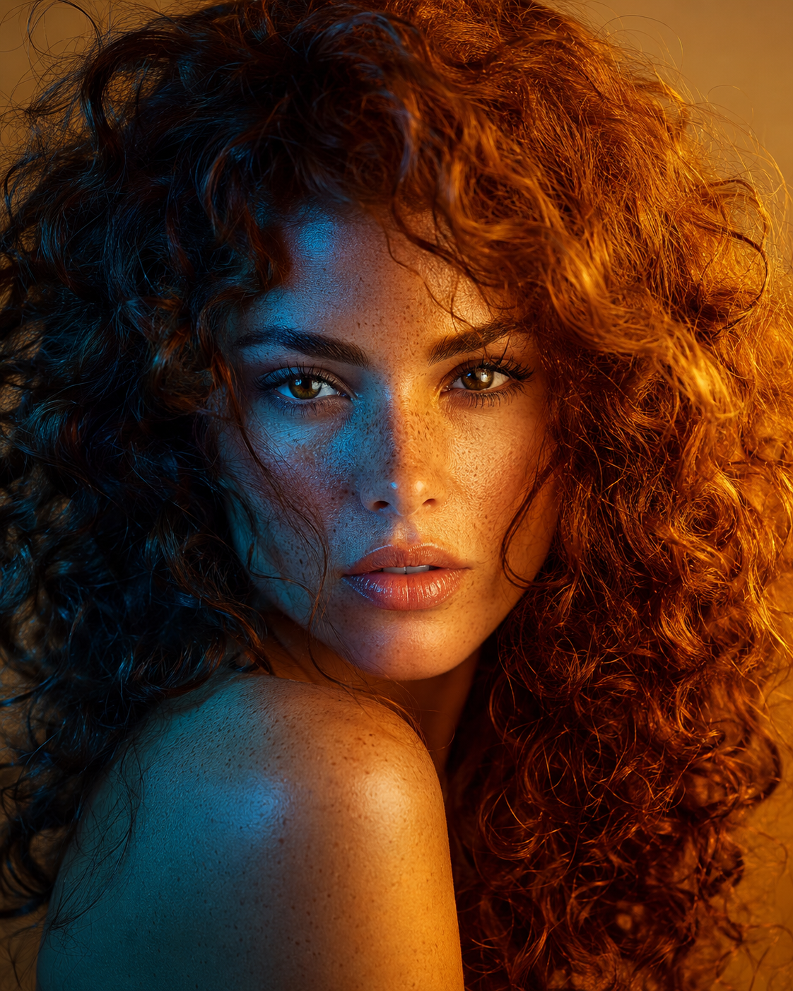 Photorealistic Portrait Studio Shots