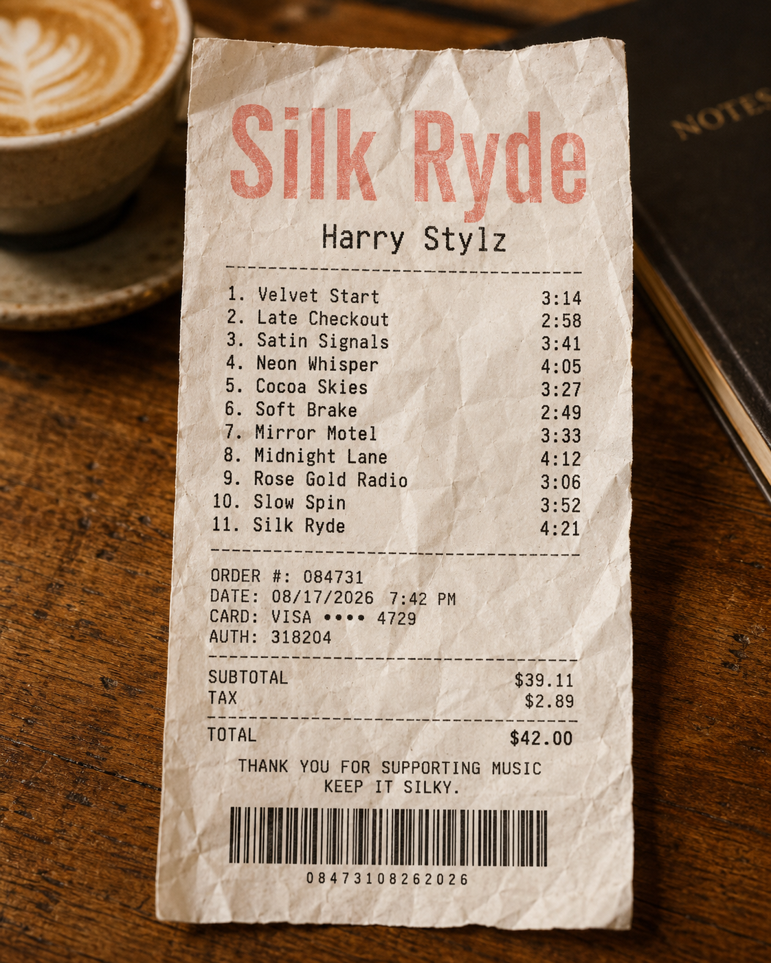 Receipt Album Covers