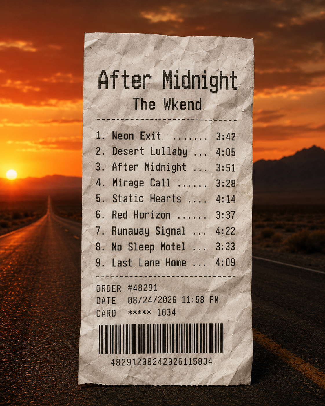 Receipt Album Covers