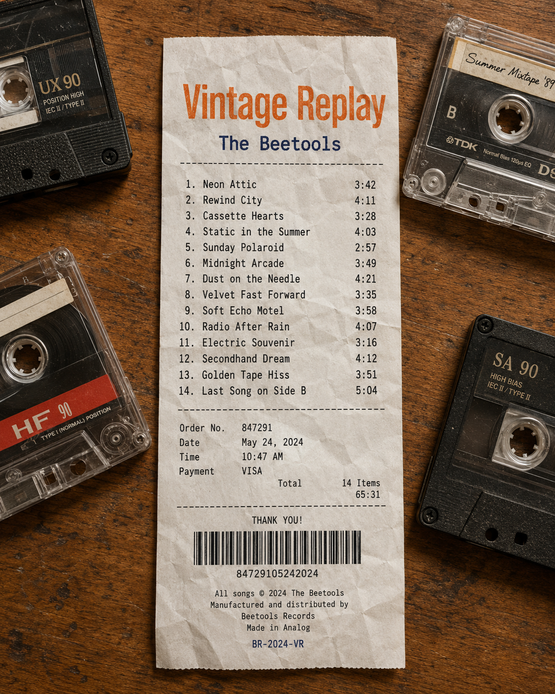 Receipt Album Covers
