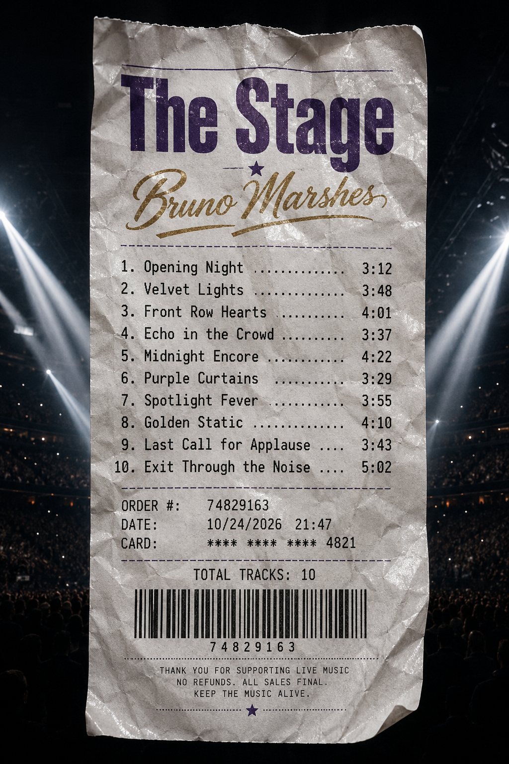Receipt Album Covers