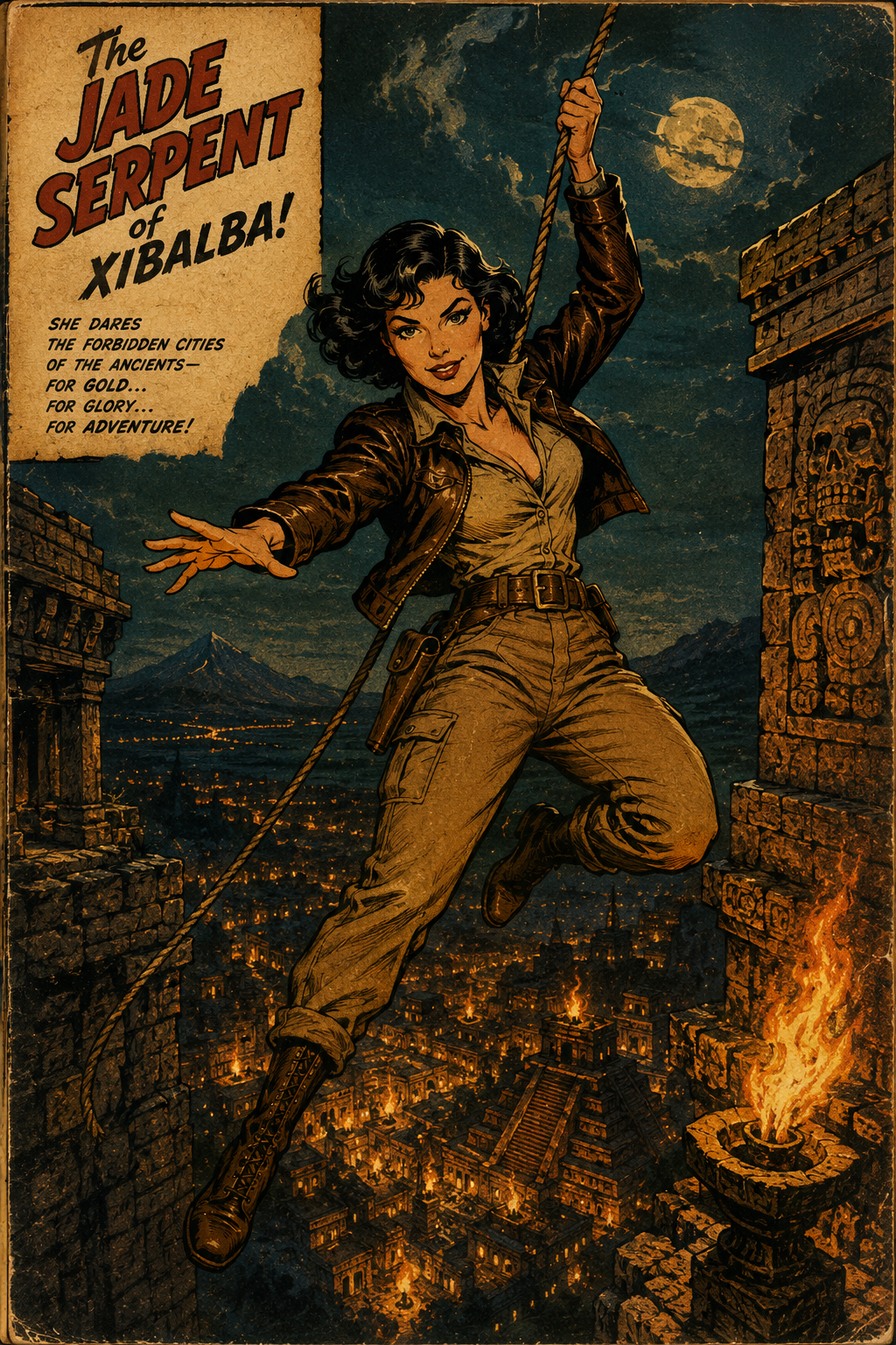 Retro Comic Heroine Generator
