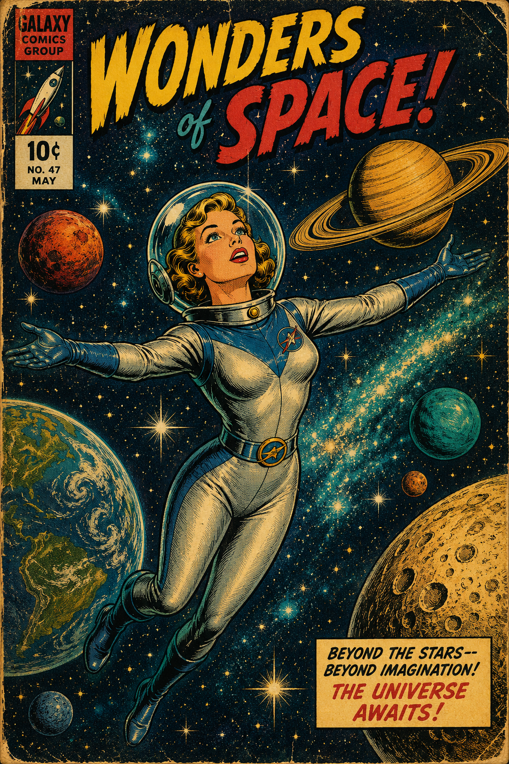 Retro Comic Heroine Generator