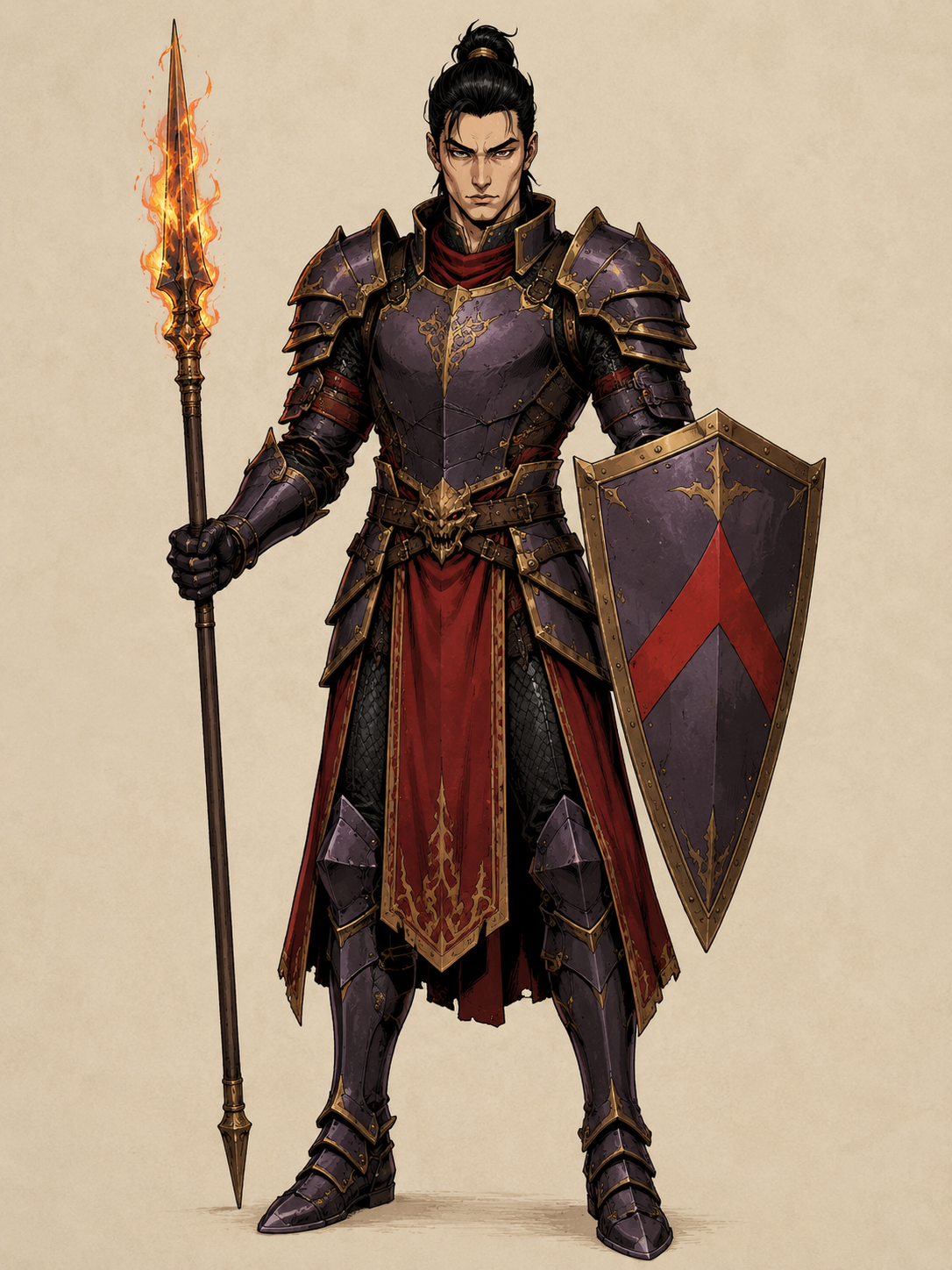 Semirealistic Fantasy Warrior Comics