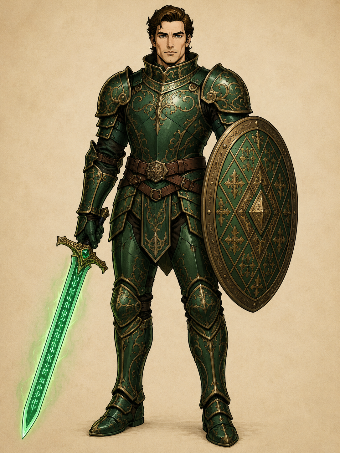 Semirealistic Fantasy Warrior Comics