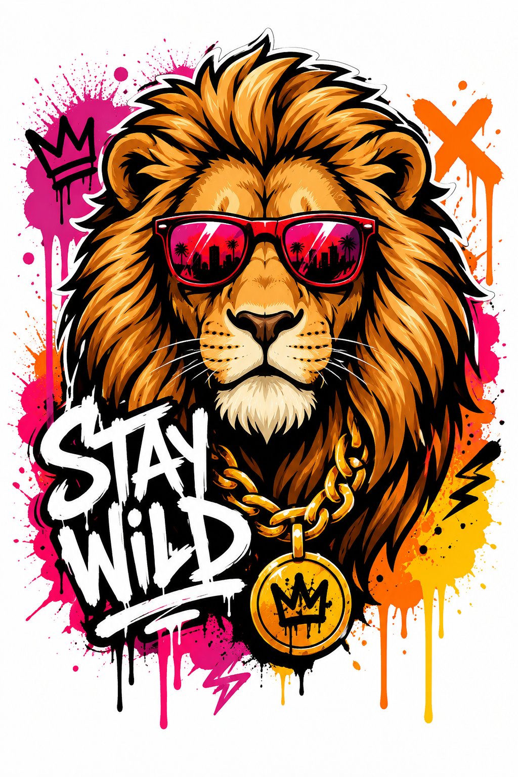 Street Style Animal Pop Art Portraits