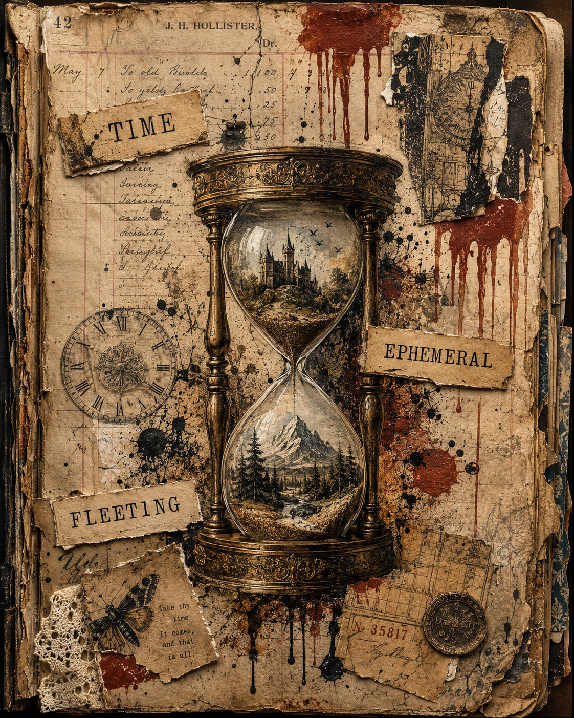 surreal-abstract-junk-journal-pages-2-3
